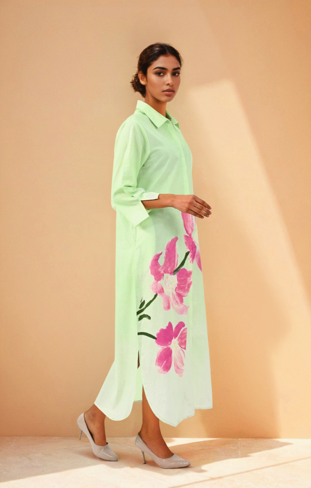 Bloom Trail Shirt Dress - Image 3