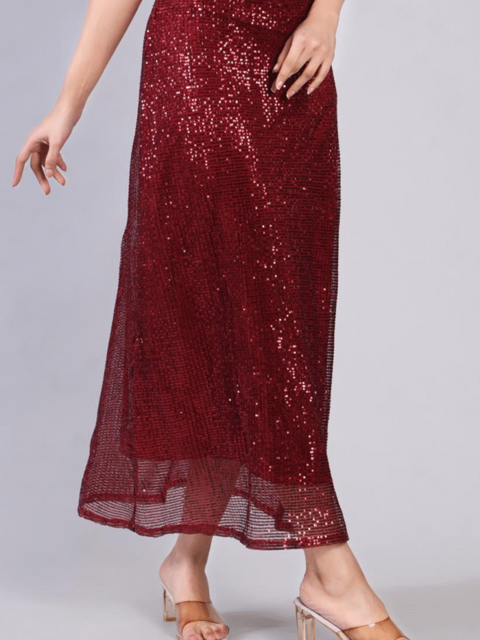 Crimson Glow Skirt